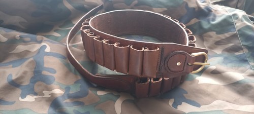Cartuccera caccia cuoio - da,